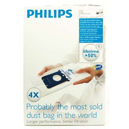 Philips jednorazowy worek na kurz FC8021/03 Dust Bag 4szt, - AirStar: FC8220 - FC8229- City-Line: FC